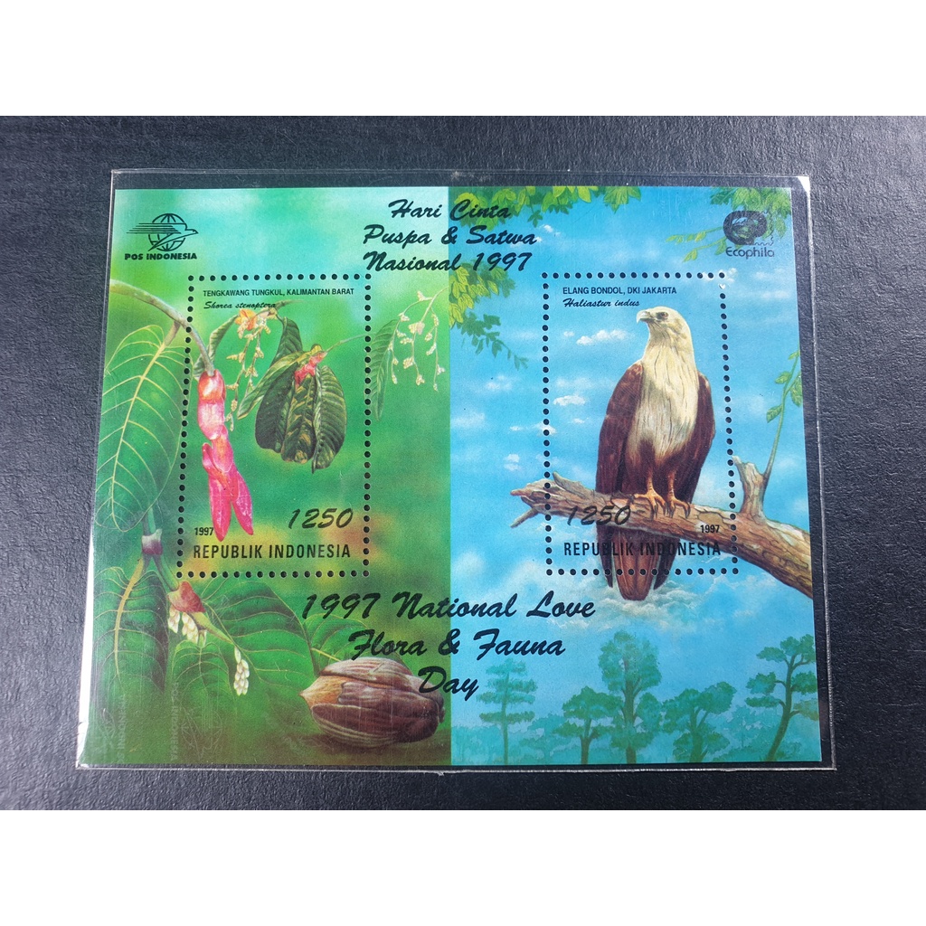 

Perangko Souvenir Sheet Hari Cinta Puspa & Satwa 1997 Set