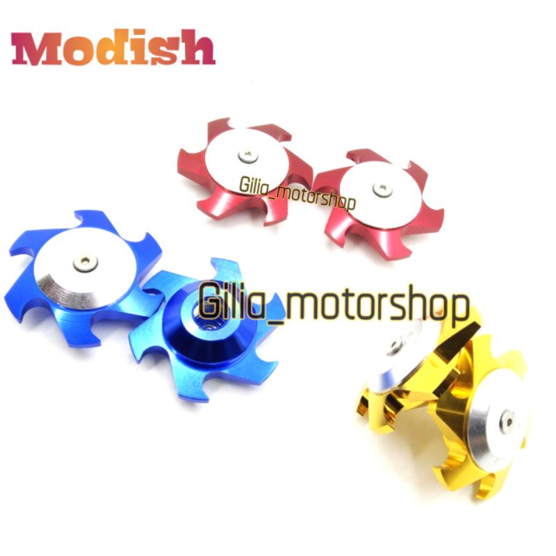 Jalu as Roda Depan Cnc Model Bintang Modish Satu Set Universal Matic