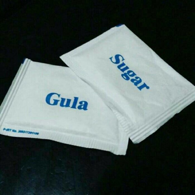 

Gula sachet untuk hotel dan cafe isi 100 pcs (BPOM)