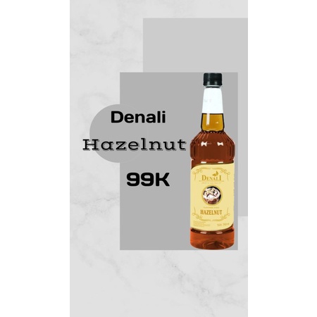 

Syrup Hazelnut Denali