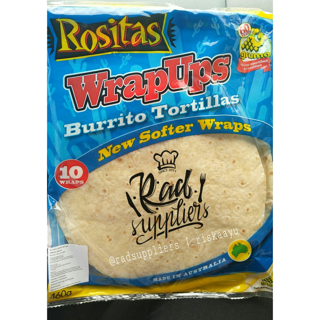 Rositas Burrito Tortilla, New Softer Wraps, 460gram, Best Seller