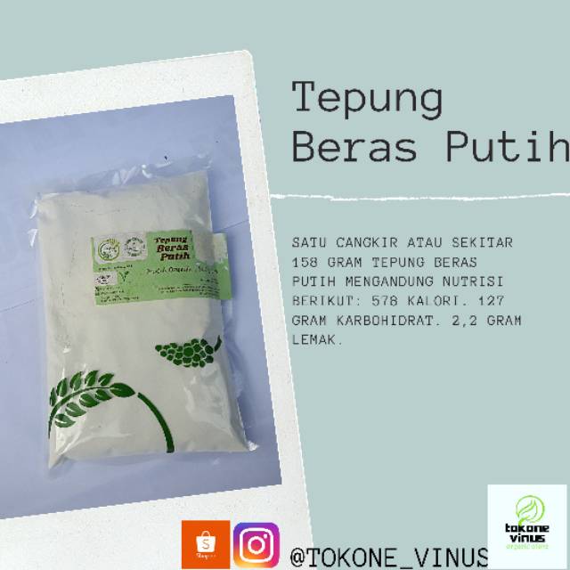 

Tepung Beras Putih 500gr《Lingkar Organik》
