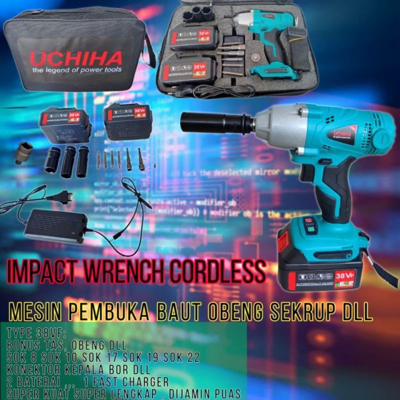 MESIN CORDLESS DRILL IMPECK WRENCH mesin pembuka baut mobil motor
