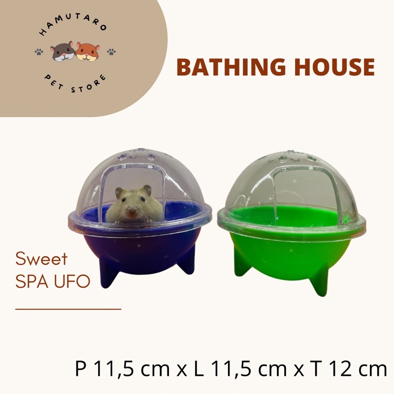 Sweet SPA UFO Hamster Bathing House , Tempat Mandi Hamster