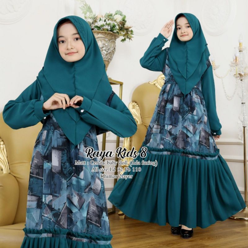 GAMIS SYARI ANAK GAMIS MURAH BUSANA MUSLIM ANAK BERKUALITAS PREMIUM BUTIK RAYAA 88 SH