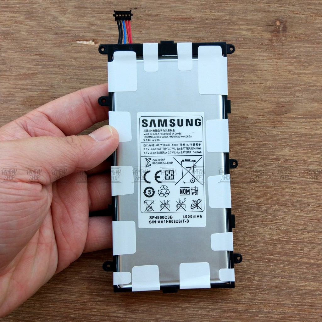 Baterai Samsung Tablet Tab 2 P3100 P3110 7 Inchi SP4960C3B Original OEM Batre Batrai Inci Inch