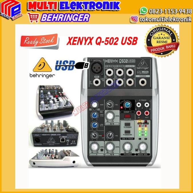 Mixer BEHRINGER XENYX Q 502 USB( 4 channel )