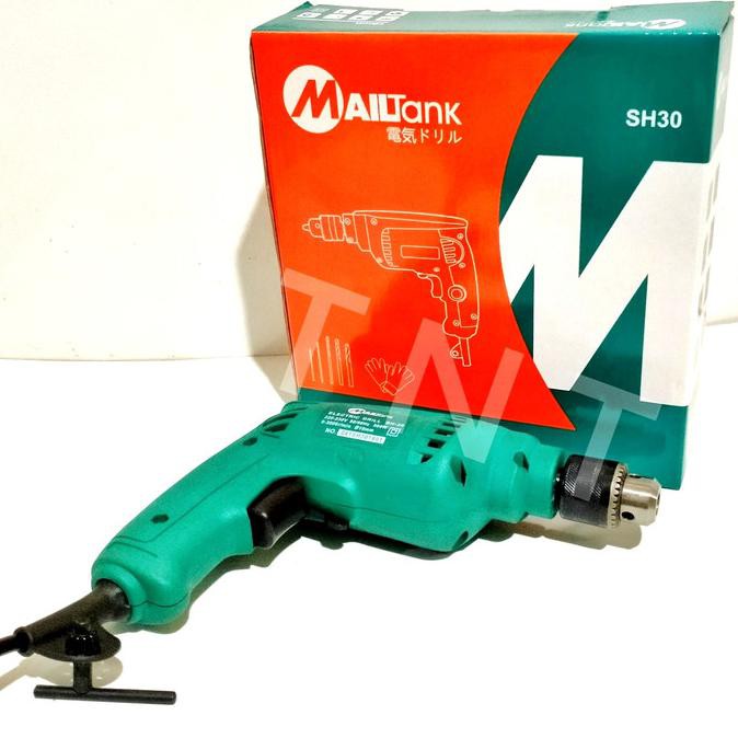 Populer BOR LISTRIK 10 MM SH 30 MESIN BOR TANGAN MAILTANK SH 30 DRILL MAILTANK