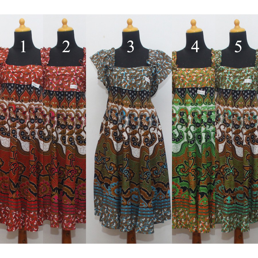 Daster Klok 17 Pundak Tali Serut Batik HAP motif 03