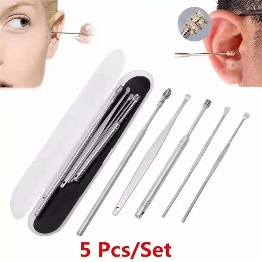 (VCM) alat pembersih telinga korek kuping stainless steel ear cleaner