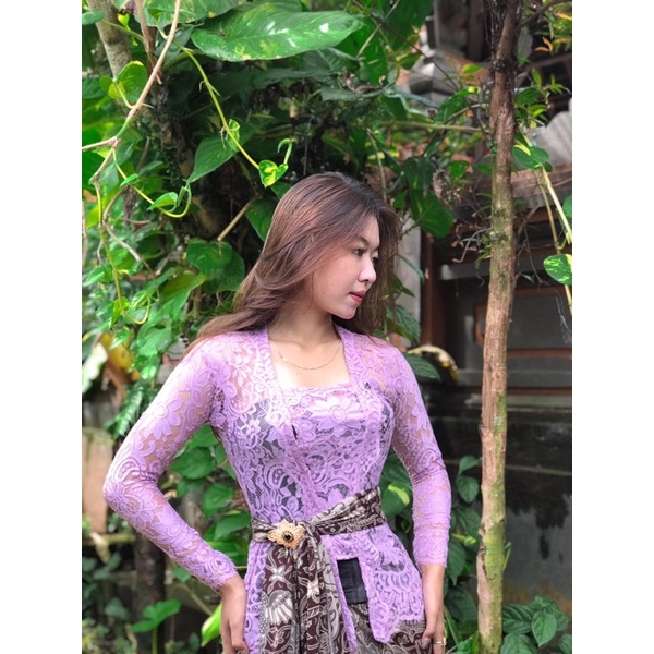 kby jadi bahan semi prancis#kebaya bali