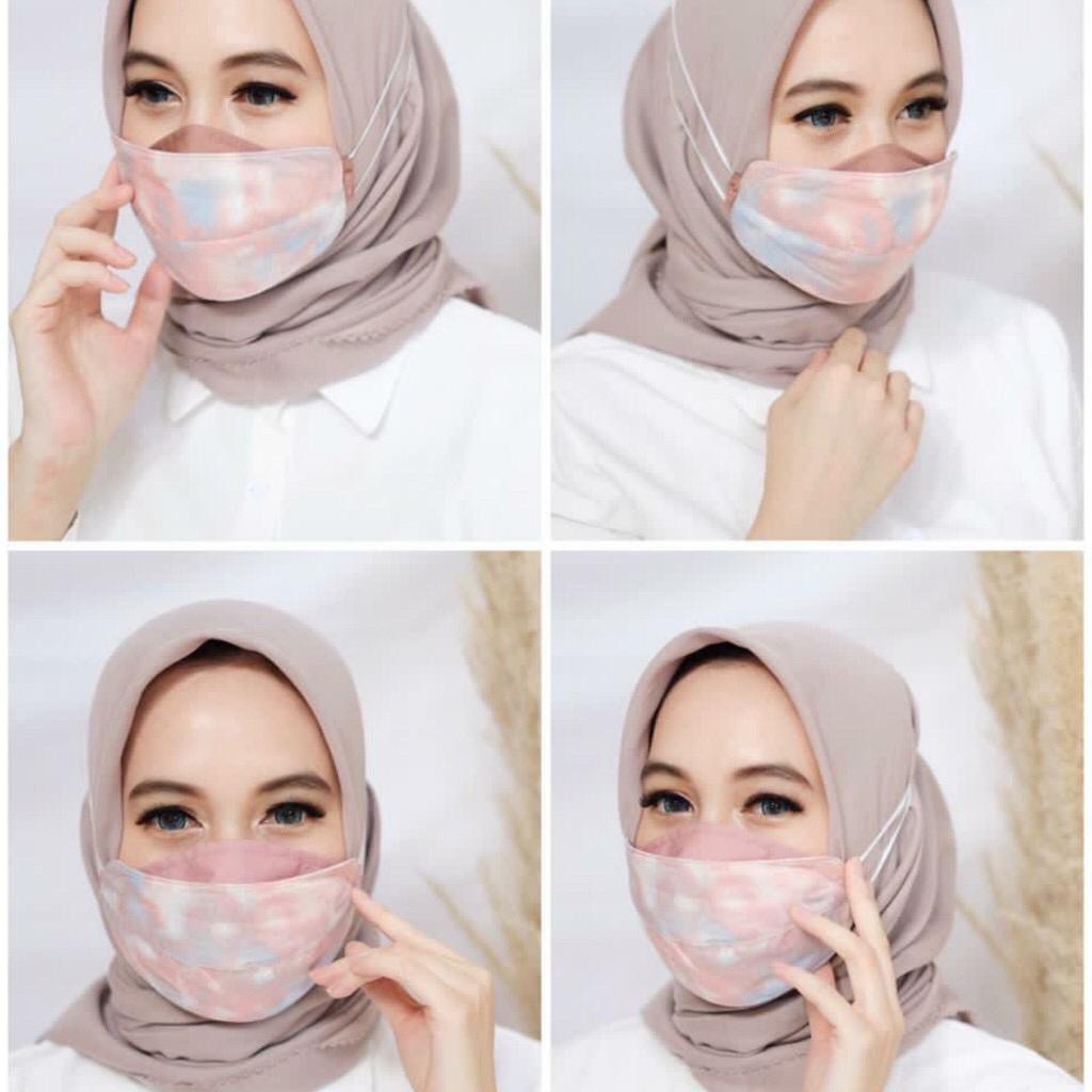 Masker Kain Katun 3 Lapis / Masker Kain / Masker 3 PLY