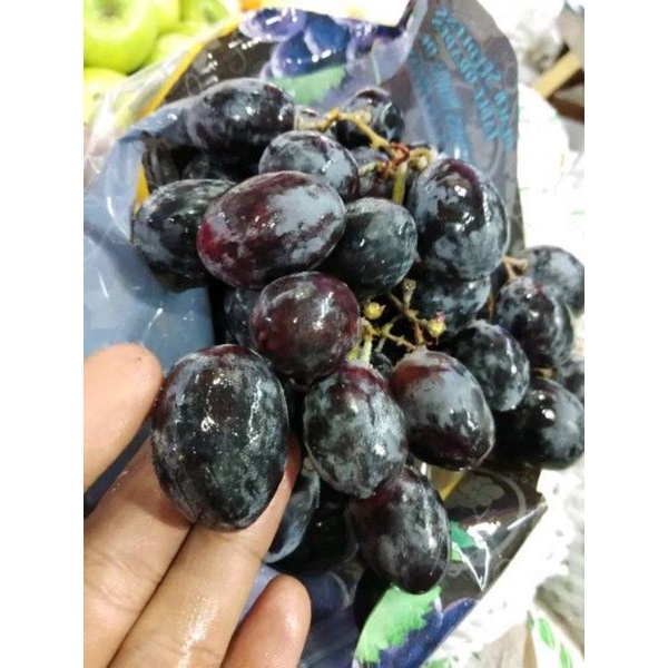 

anggur hitam sweet peru grape