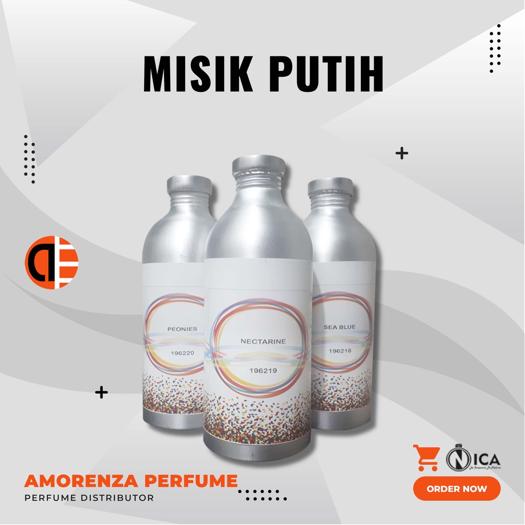 BIANG PARFUM MISIK PUTIH ORIGINAL BIBIT NICA 100ML ORIGINAL 100% MURNI TANPA CAMPURAN / BIBIT PARFUM / BIBIT MURNI / BIBIT MINYAK WANGI / PARFUM PRIA TAHAN LAMA ORI / PARFUM WANITA TAHAN LAMA ORI