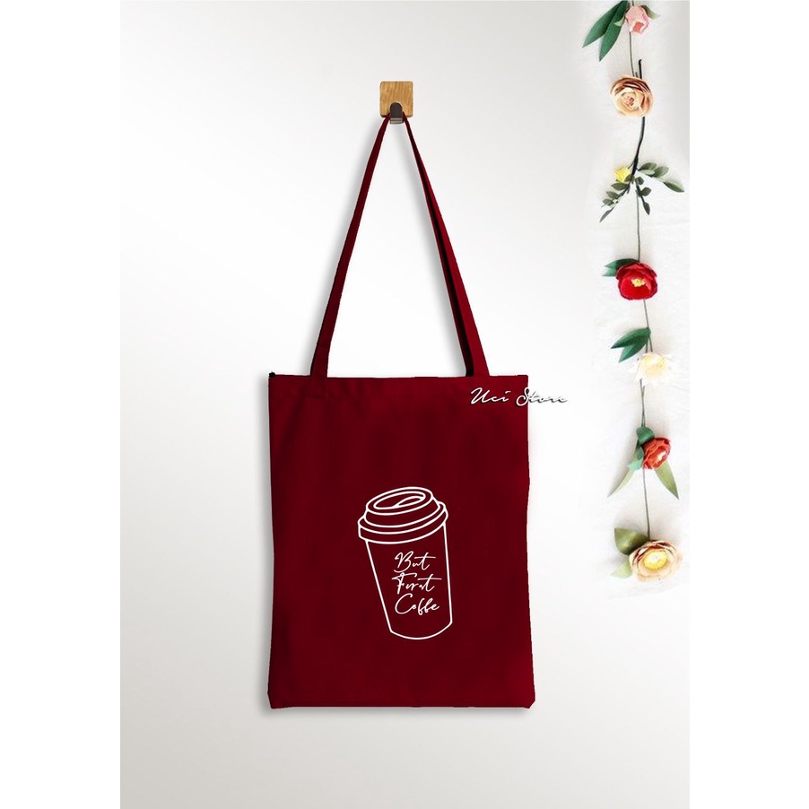 (PAKAI RESLETING) Tote bag wanita kopi varian warna [ UCI &amp; DSD ]