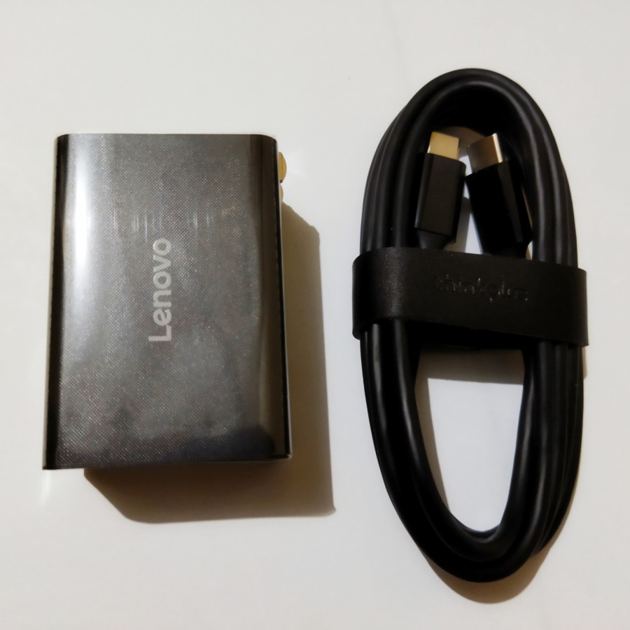 Mini Portable Adaptor Charger Lenovo Thinkpad Type C 65Watt Original