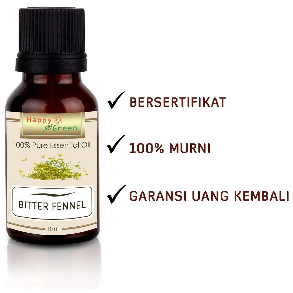 Happy Green Fennel Bitter Essential Oil - Minyak Adas Pahit