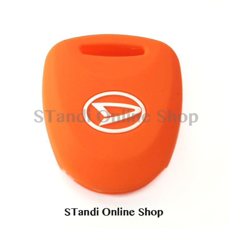 Kondom Kunci Silikon Remote Keyshirt Daihatsu Grand New Xenia Orange