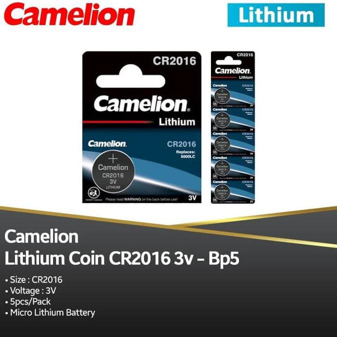 Camelion Baterai Lithium CR2016 - Baterai Koin CR2016