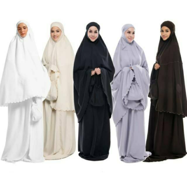 Mukena Travel Mukena_Khadijah Daun