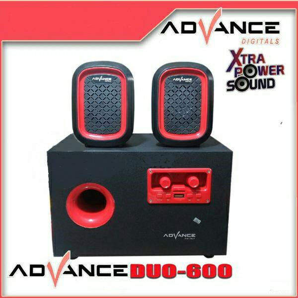 EMANG OKE Speaker Aktif Advance Duo 600 suara Joss