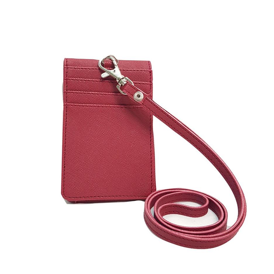 

ID Card Holder Magnet Lanyard Magnet Name Tag Kulit Berkualitas PU Leather ID Card PDWEG3891