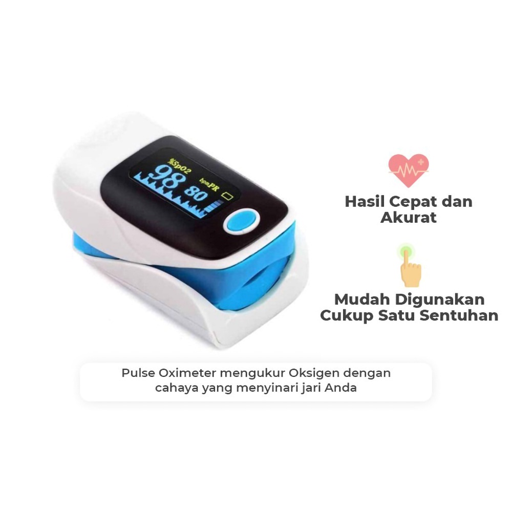 Fingertip Blood Oxygen Meter OLED Display Pulse Heart Rate Monitor Oximeter