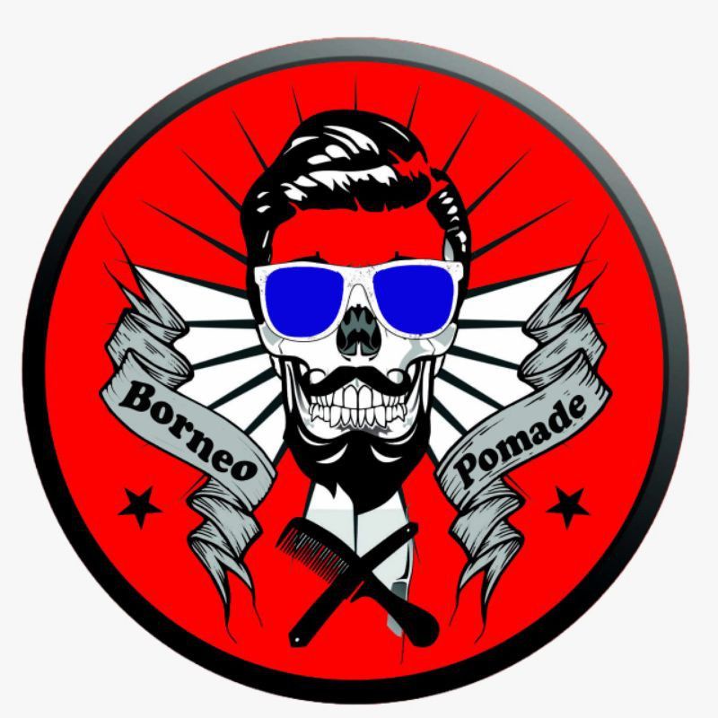 Borneo Pomade Asli (Minyak Rambut) Gratis Sisir