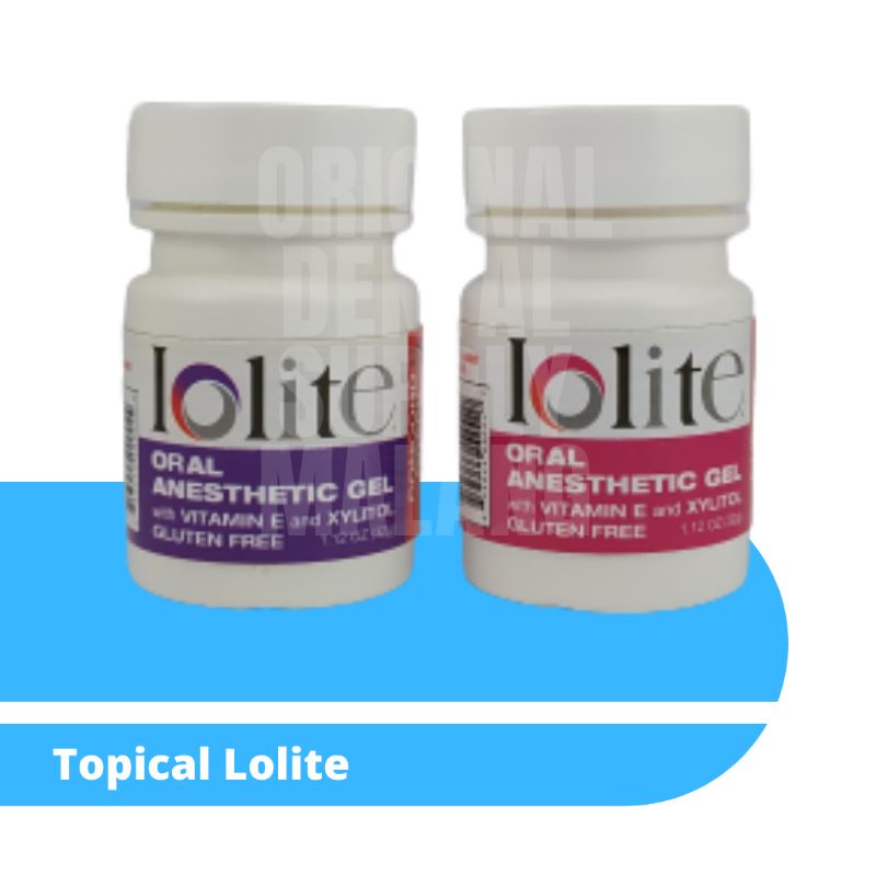Topical Anastesi Gel Lolite Benzocaine Dental Anasthetic gel