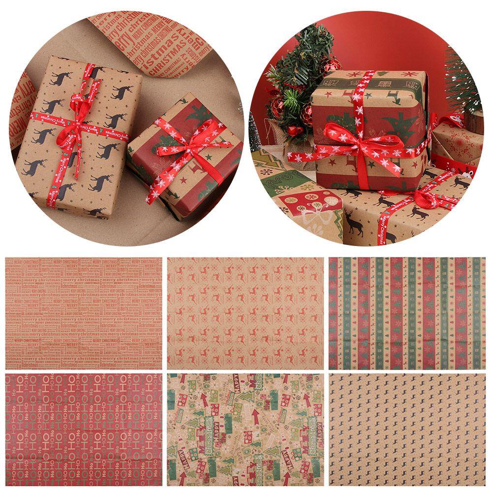 R-flower Wrapping Paper Artware Tahun Baru DIY Craft Paper Roll Kraft Packing