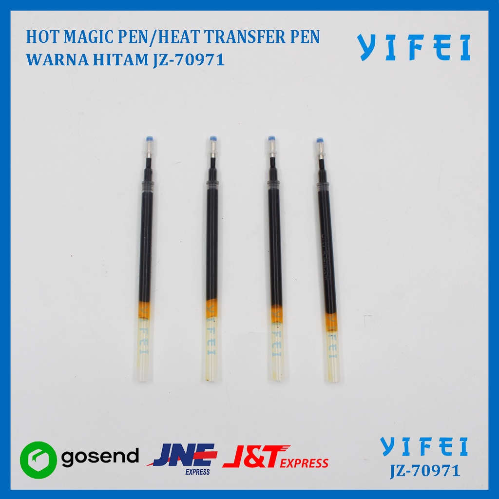 HOT MAGIC PEN / HEAT TRANSFER PEN WARNA HITAM YIFEI-70971