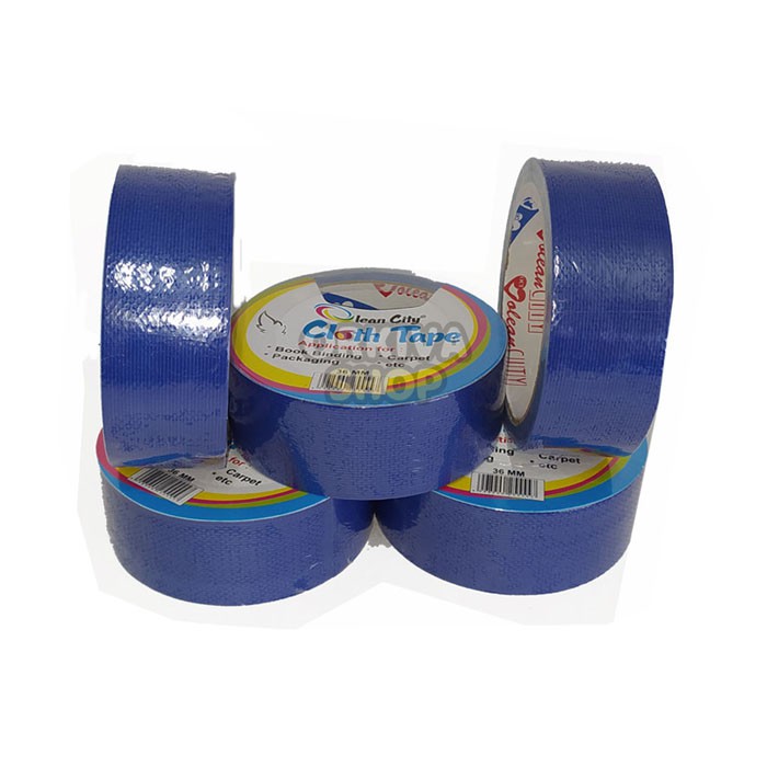 

Cloth Tape / Lakban Kain Olean City 1.5" (36 MM X 10 M) Biru Tua