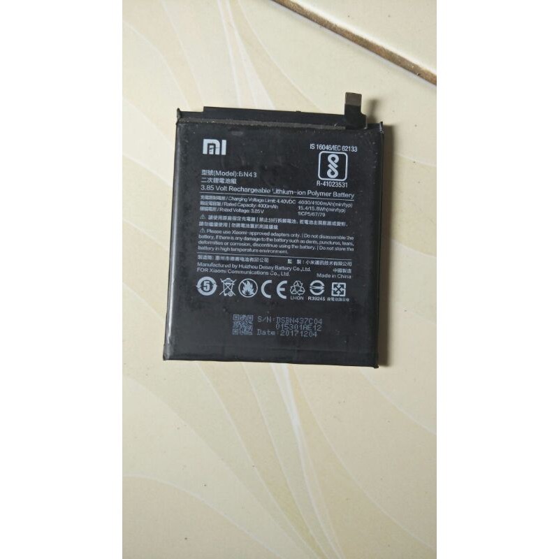 batre xiaomi redmi note 4x