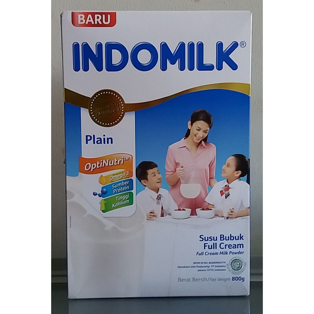 

INDOMILK SUSU BUBUK FULL CREAM 800 gr