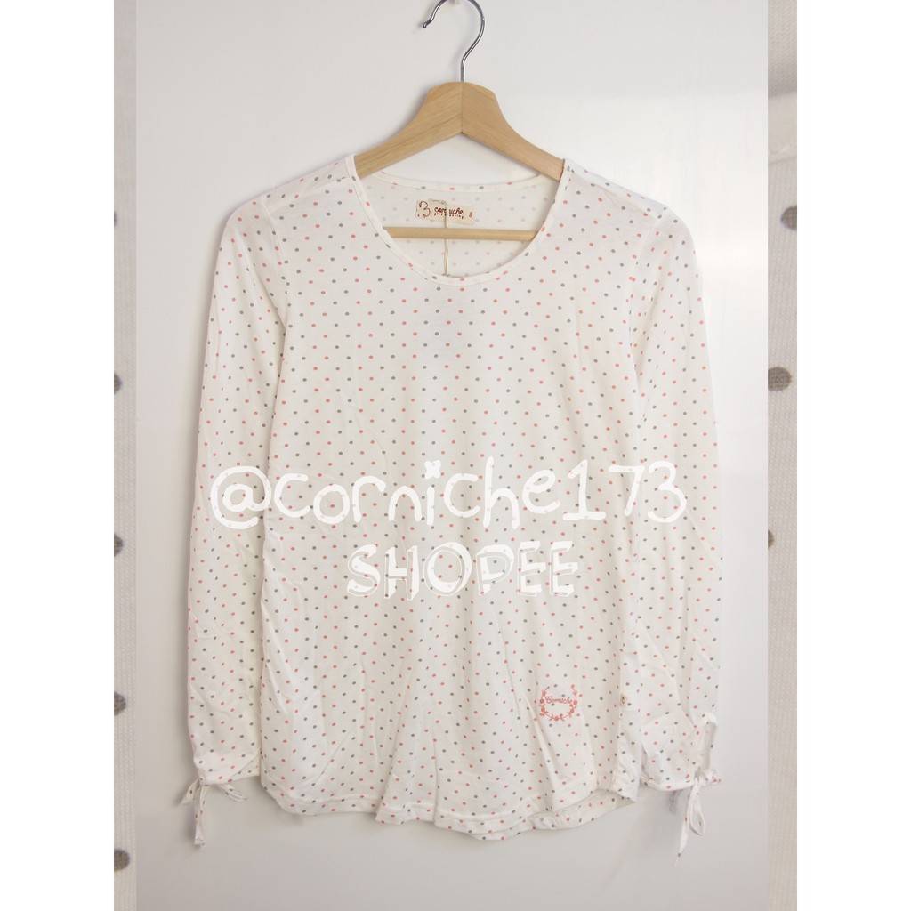 Corniche Knot Sleeve Tee Off White - TH231186