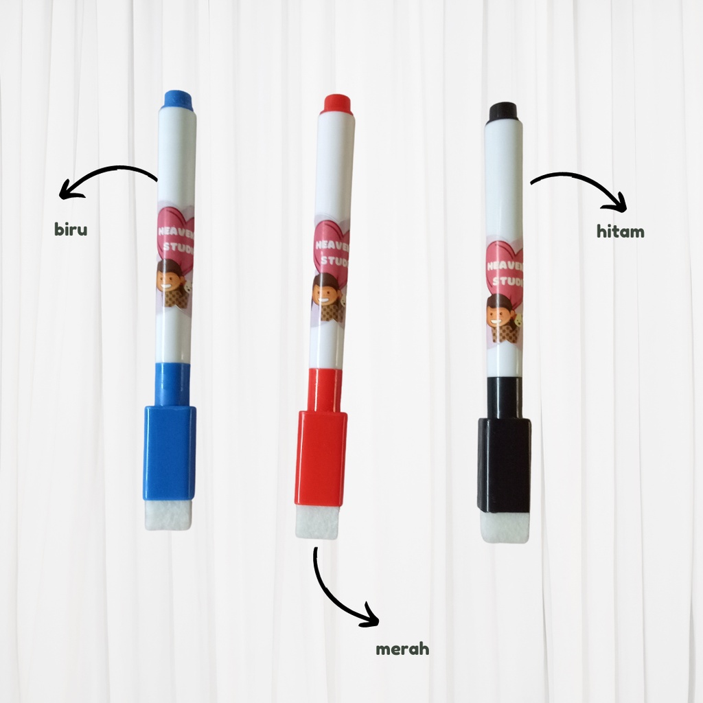 

Spidol Mudah Hapus - Wipe and Clean Spidol - Wipeable Marker - Boardmarker Murah - Spidol Boardmarker