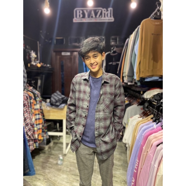 Kemeja Flanel OldSchool BYAZ ID (FAHMI)