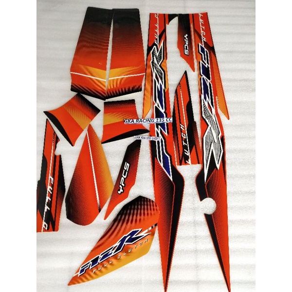 2003 orange hitam striping sticker list body fizr fiz r