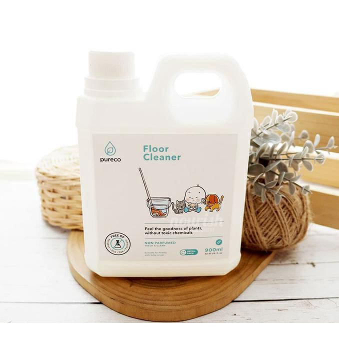 Pureco Refill Floor Cleaner 900ml / Cairan Pembersih Lantai