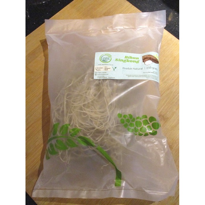 

BIHUN SINGKONG ORGANIK - BIHUN BEBAS GLUTEN LINGKAR ORGANIK 250 GR - BIHUN ORGANIK - MI BIHUN KERING