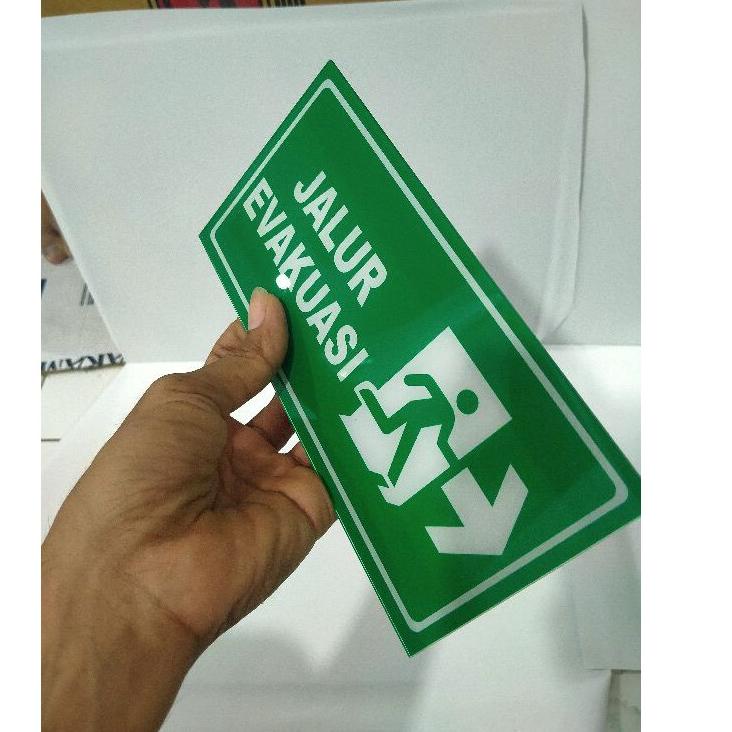 

Termurah acrylic rambu evakuasi jalur