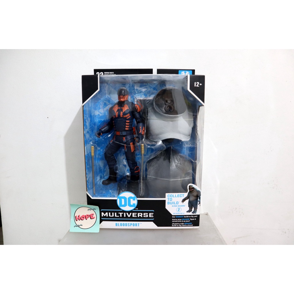 Action Figure Mcfarlane Bloodsport The Suicide Squad Build a Figure King Shark