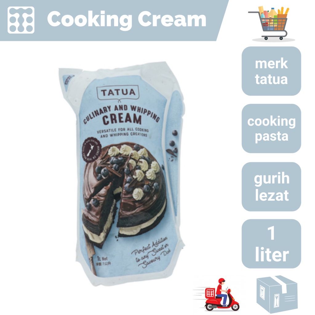 Cooking Cream Tatua 1 Liter / Cooking Cream