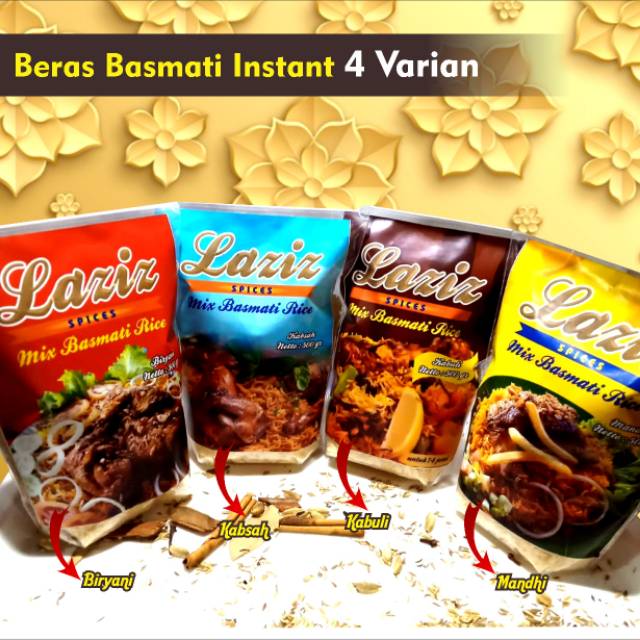 

paket Beras basmati plus bumbu lengkap