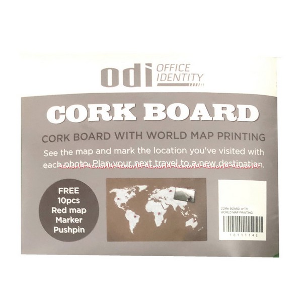 Odi Office Identity Cork Board Papan Pengumuman Busa Papan Mading Fibre Fiber BI-SILQUE