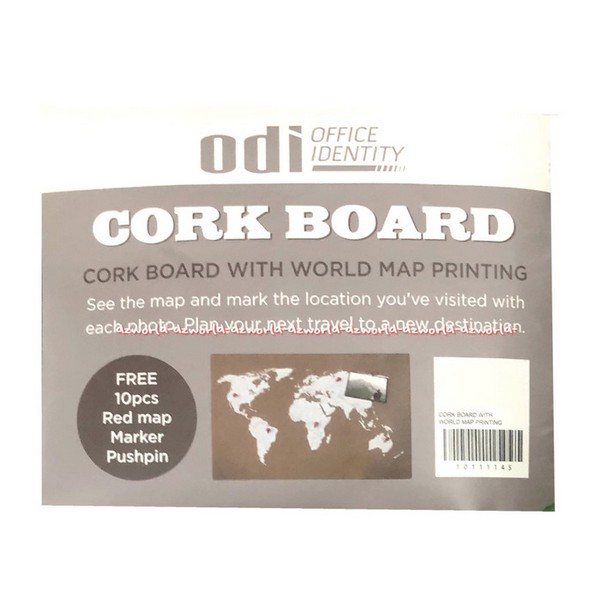 Odi Office Identity Cork Board Papan Pengumuman Busa Papan Mading Fibre Fiber BI-SILQUE