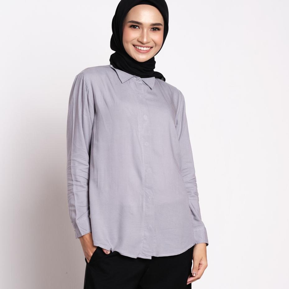 

Terbagus.. GIYOMI ID - Plain Grey Shirt