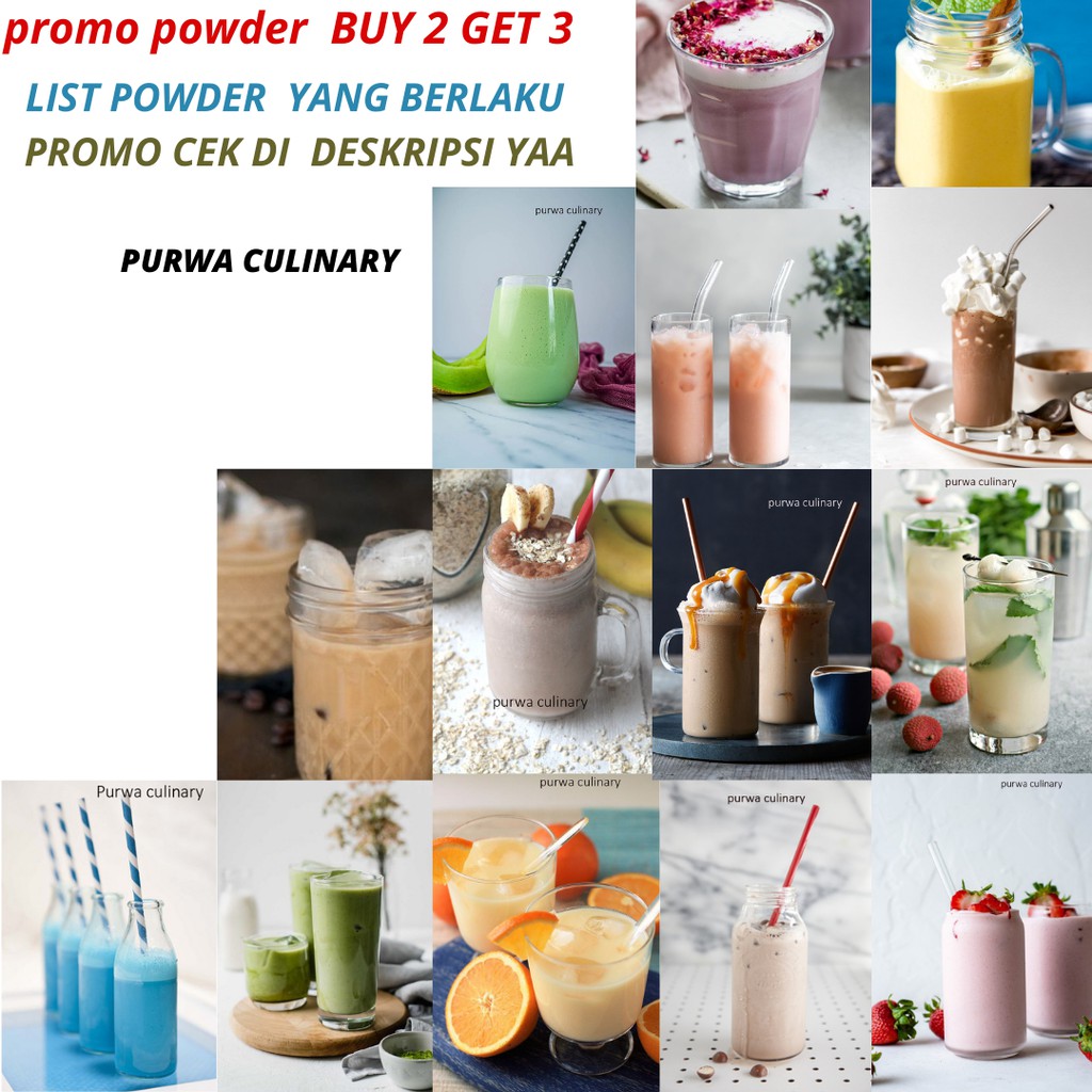 

POWDER DRINK BELI 2 GRATIS 1(uk 250 gr) baca caption ya!