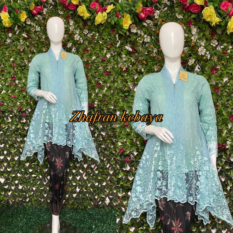 NEW SALE/ Kebaya Brukat Kebaya Modern  melayu Kebaya Remaja Model Busui Bahan Tulle (kwk)