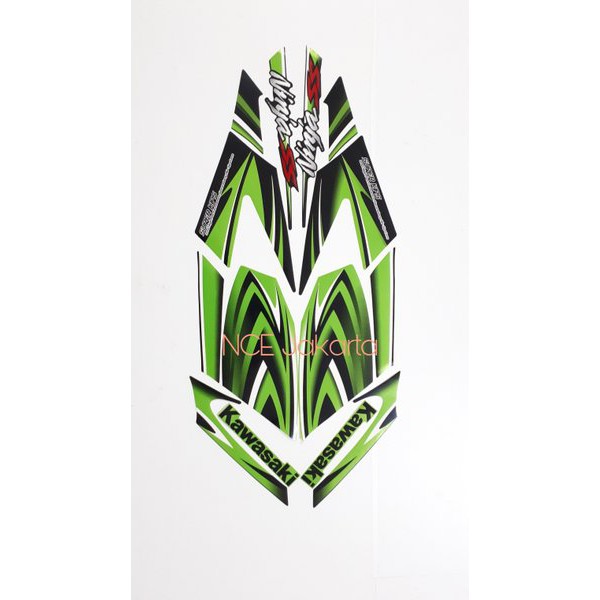 STIKER STRIPING NINJA SS 2011 HIJAU